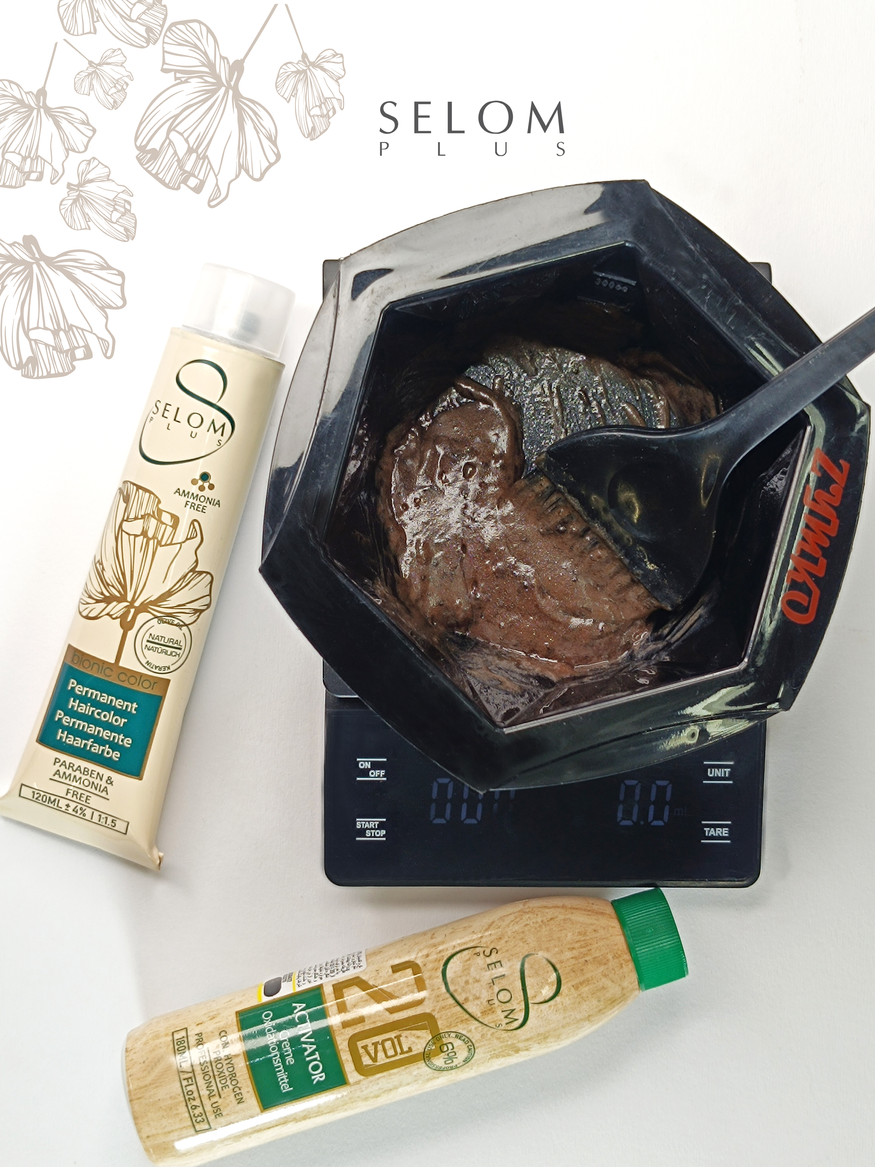 کاتالوگ رنگ موی سلوم